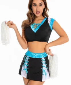 Coquette Sexy Halloween Costumes Halftime Cheerleader Costume