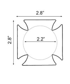 GE Apparel Double Cross Camouflage Nipple Pasties