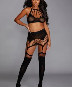 Dreamgirl Seamless Bralette And Skirt