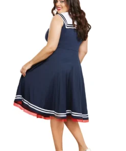 Dreamgirl Plus Costumes Plus Size All Aboard Sailor Costume