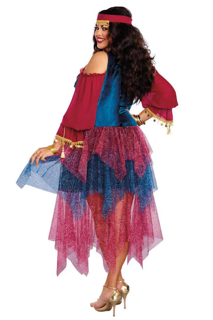 Dreamgirl Plus Size Gypsy Costume 2 Dreamgirl Plus Size Gypsy Costume