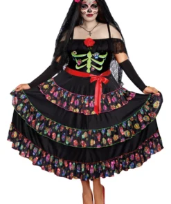 Dreamgirl Plus Costumes Plus Size Lady Of The Dead Costume