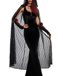 Dreamgirl Lace Cape Sexy Halloween Costumes