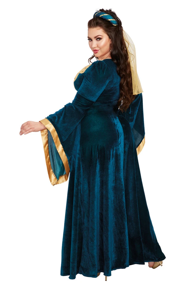 Dreamgirl Plus Size Medieval Maiden Costume 2 Dreamgirl Plus Size Medieval Maiden Costume