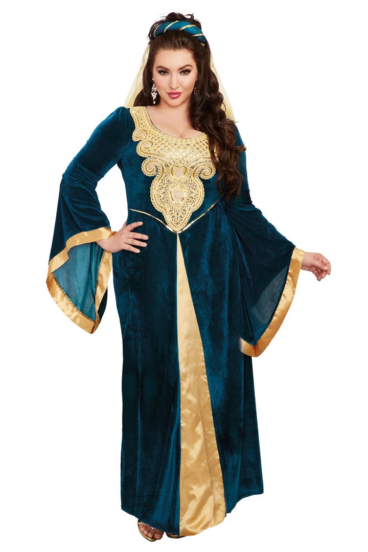 Dreamgirl Plus Size Medieval Maiden Costume 3 Dreamgirl Plus Size Medieval Maiden Costume