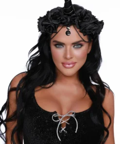 Dreamgirl Black Unicorn Headpiece Sexy Halloween Costumes