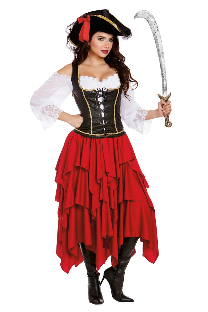 Dreamgirl Women's Ships Ahoy Costume Sexy Halloween Costumes 1 Dreamgirl Women's Ships Ahoy Costume Sexy Halloween Costumes