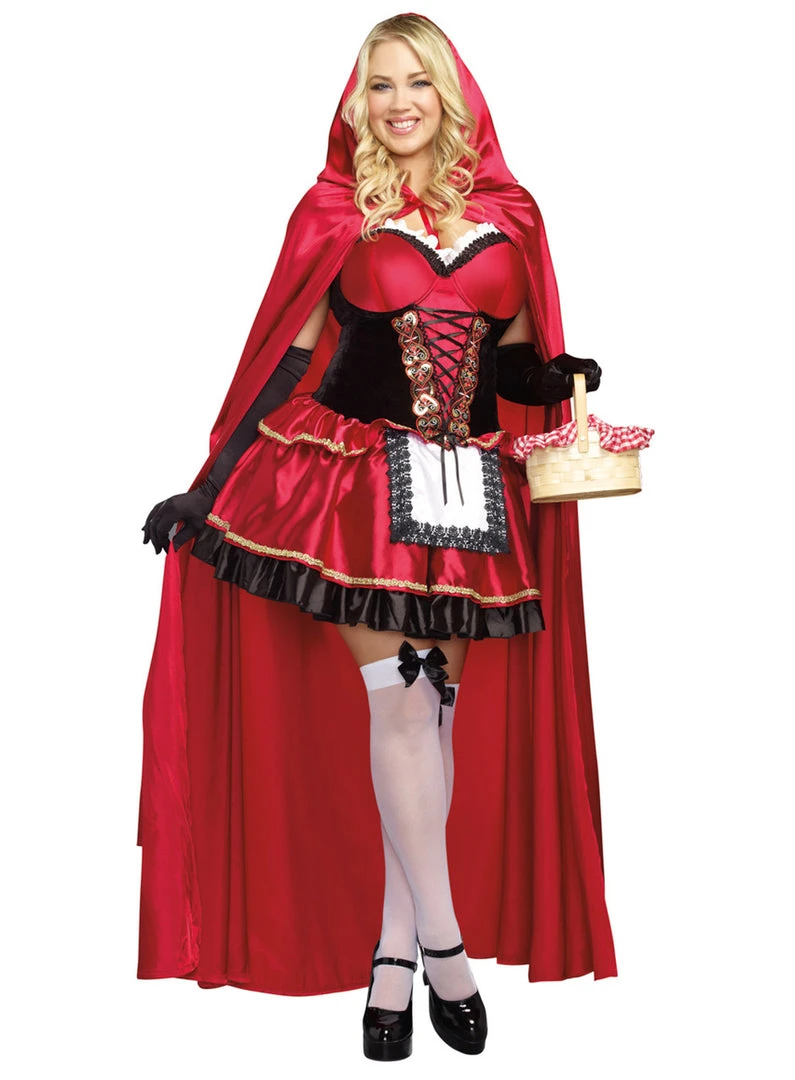 Dreamgirl Plus Size Little Red Costume 1 Dreamgirl Plus Size Little Red Costume