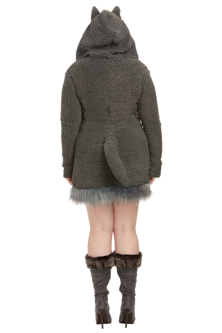 Dreamgirl Plus Size Cozy Wolf Costume 2 Dreamgirl Plus Size Cozy Wolf Costume