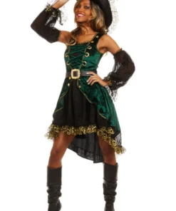Dreamgirl Sexy Halloween Costumes Emerald Pirate Costume 6 Dreamgirl Sexy Halloween Costumes Emerald Pirate Costume