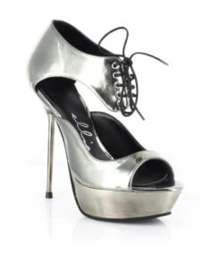 Ellie Shoes Alina Metallic High Heel Stilettos