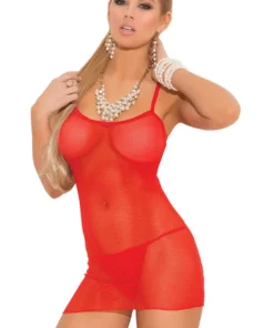 Elegant Moments Fishnet Dress