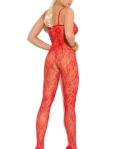 Elegant Moments Rose Lace Bodystocking Lingerie