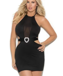 Elegant Moments Plus Size Heart's Desire Club Dress