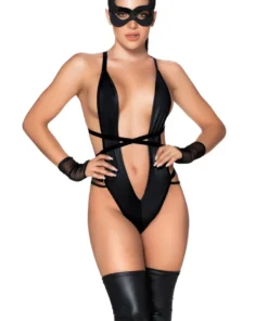 Mapalé Black Cat Lingerie Teddy
