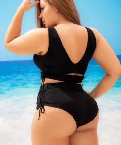 Mapalé Plus Size Adjustable Sporty Two Piece