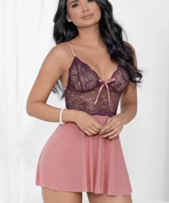 Escante Perfectly Plum Babydoll 5 Escante Perfectly Plum Babydoll