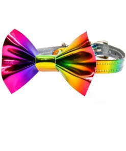 Funk Plus Metallic Rainbow Bow Choker Music Festival Wear