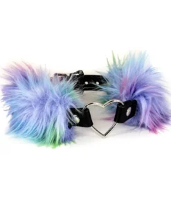 Funk Plus I Heart Fraggle Rock Faux Fur Leather Choker Lingerie