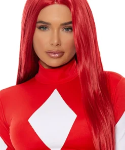 Forplay Accessories Straight Red Wig With Bangs