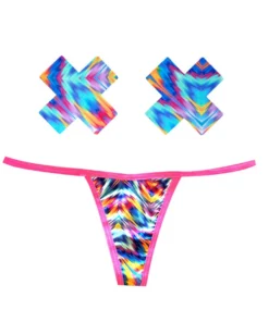 NevaNude Panties Aztec Rave Nipple Pasties And G-String
