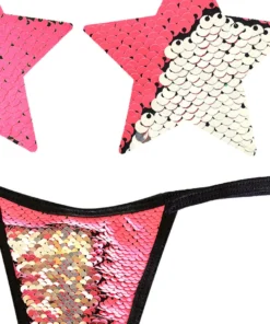 NevaNude Lingerie Bitchin' Flip Sequin Nipple Pasties & G-String Panty