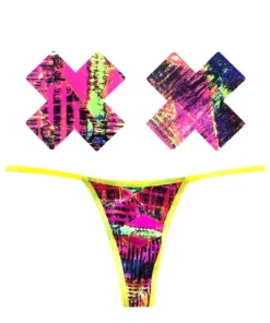 NevaNude California Love Nipple Pasties & G-String Panty