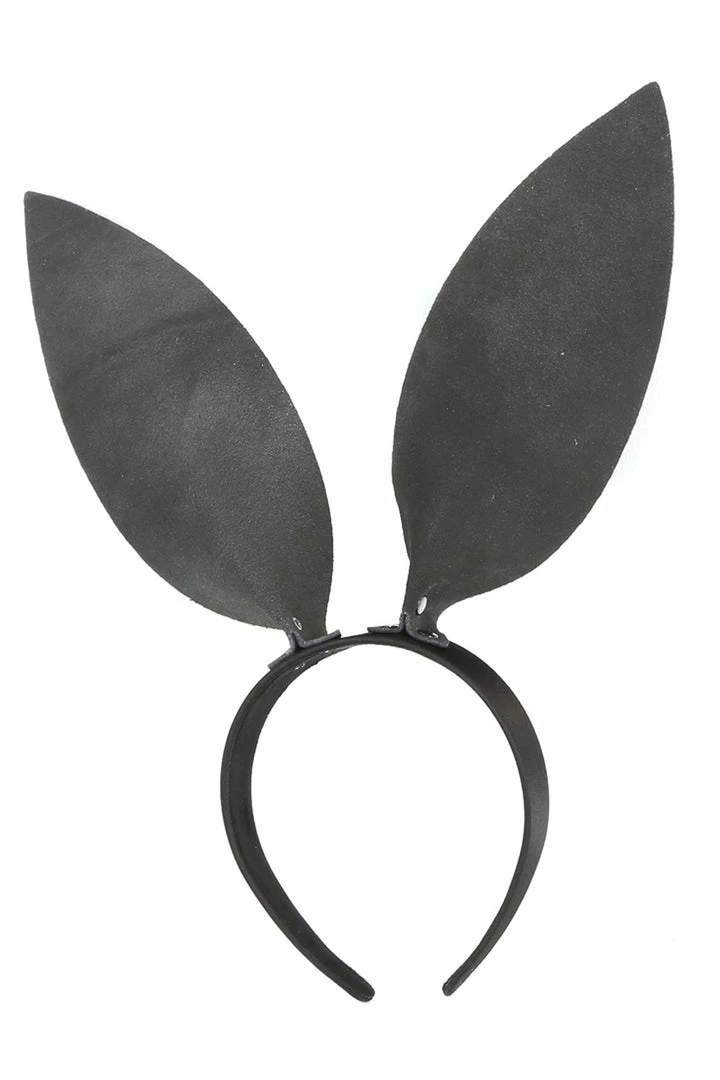 Funk Plus Fetish Black Leather Bunny Ears 2 Funk Plus Fetish Black Leather Bunny Ears