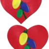 Pastease Christmas Bulbs Heart Nipple Pasties