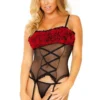 3WISHES Corsets Dark Rose Bustier