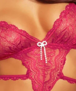 3WISHES Floral Lace Strappy Tease Lingerie Chemise Lingerie 16 3WISHES Floral Lace Strappy Tease Lingerie Chemise Lingerie