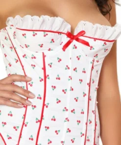 3WISHES Sweet Cherry Jubilee Corset Corsets