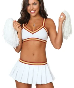 3WISHES Sexy Halloween Costumes Sexy College Cheerleader Costume 5 3WISHES Sexy Halloween Costumes Sexy College Cheerleader Costume