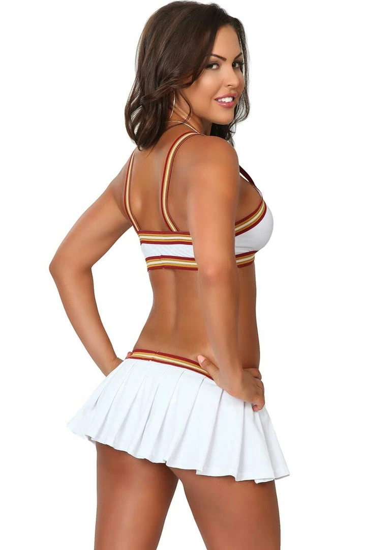 3WISHES Sexy Halloween Costumes Sexy College Cheerleader Costume 2 3WISHES Sexy Halloween Costumes Sexy College Cheerleader Costume