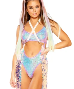J. Valentine Sequin Harness Skirt Clothing