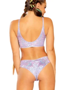 J. Valentine Clothing Metallic Micro Shorts