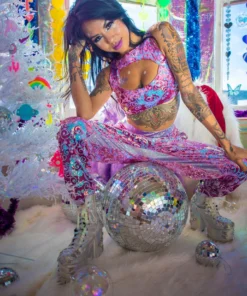 J. Valentine Clothing Velvet And Sequin Joggers 9 J. Valentine Clothing Velvet And Sequin Joggers