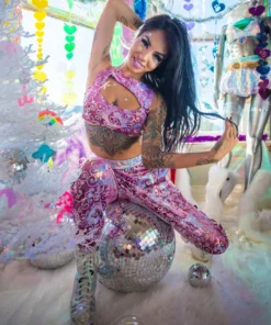 J. Valentine Clothing Velvet And Sequin Joggers 10 J. Valentine Clothing Velvet And Sequin Joggers