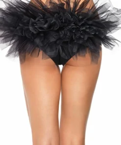 Leg Avenue Tulle Back Tanga Panty