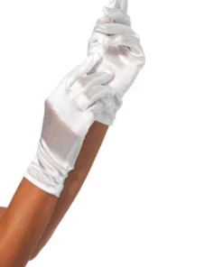 Leg Avenue Satin Wrist Length Gloves