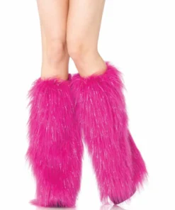 Leg Avenue Furry Lurex Leg Warmers Music Festival Wear