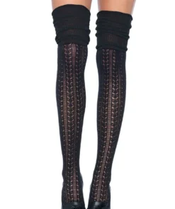 Leg Avenue Over The Knee Scrunch Socks Hosiery