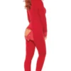 Leg Avenue Women's Open Back Long Johns
