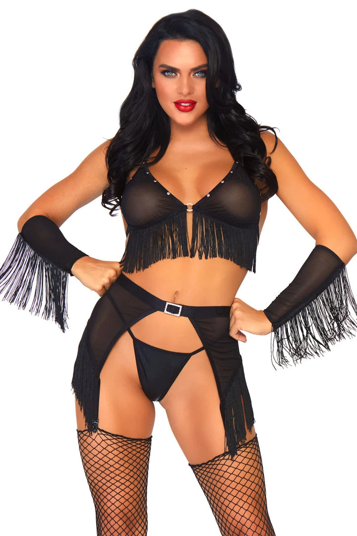 Leg Avenue Ride 'Em Cowgirl Set Lingerie 3 Leg Avenue Ride 'Em Cowgirl Set Lingerie