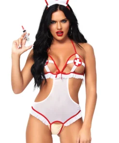 Leg Avenue Nighttime Nurse Bedroom Costume 5 Leg Avenue Nighttime Nurse Bedroom Costume
