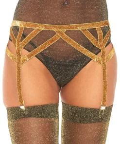 Leg Avenue Lingerie Lurex Garter Belt 8 Leg Avenue Lingerie Lurex Garter Belt