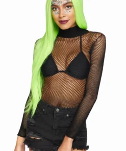Leg Avenue High Neck Fishnet Bodysuit 18 Leg Avenue High Neck Fishnet Bodysuit