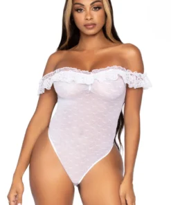 Leg Avenue Lace Ruffle Teddy