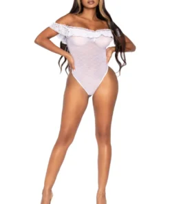 Leg Avenue Lace Ruffle Teddy 17 Leg Avenue Lace Ruffle Teddy