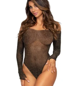 Leg Avenue Lingerie Lurex Fishnet Teddy 8 Leg Avenue Lingerie Lurex Fishnet Teddy